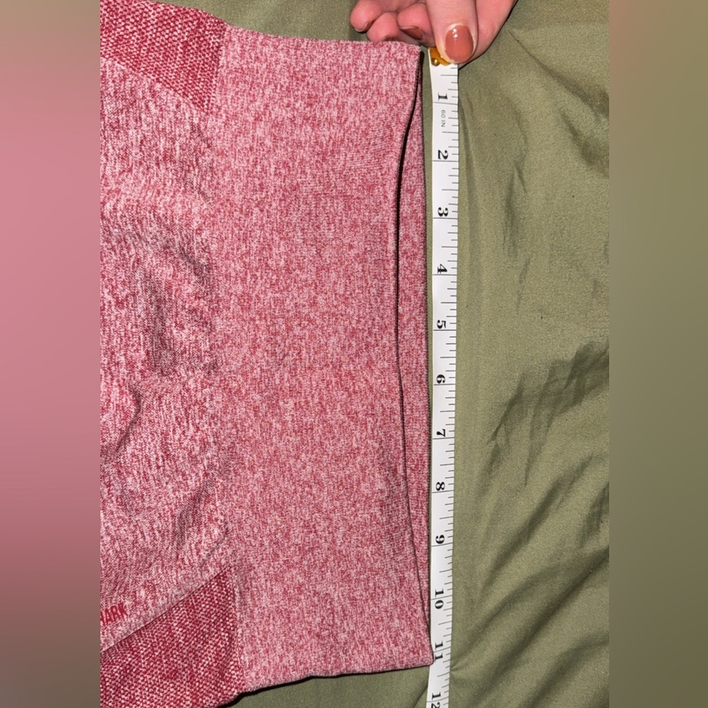 Women’s size Medium Gymshark Heathered Pink Leggings - Picture 3 of 5